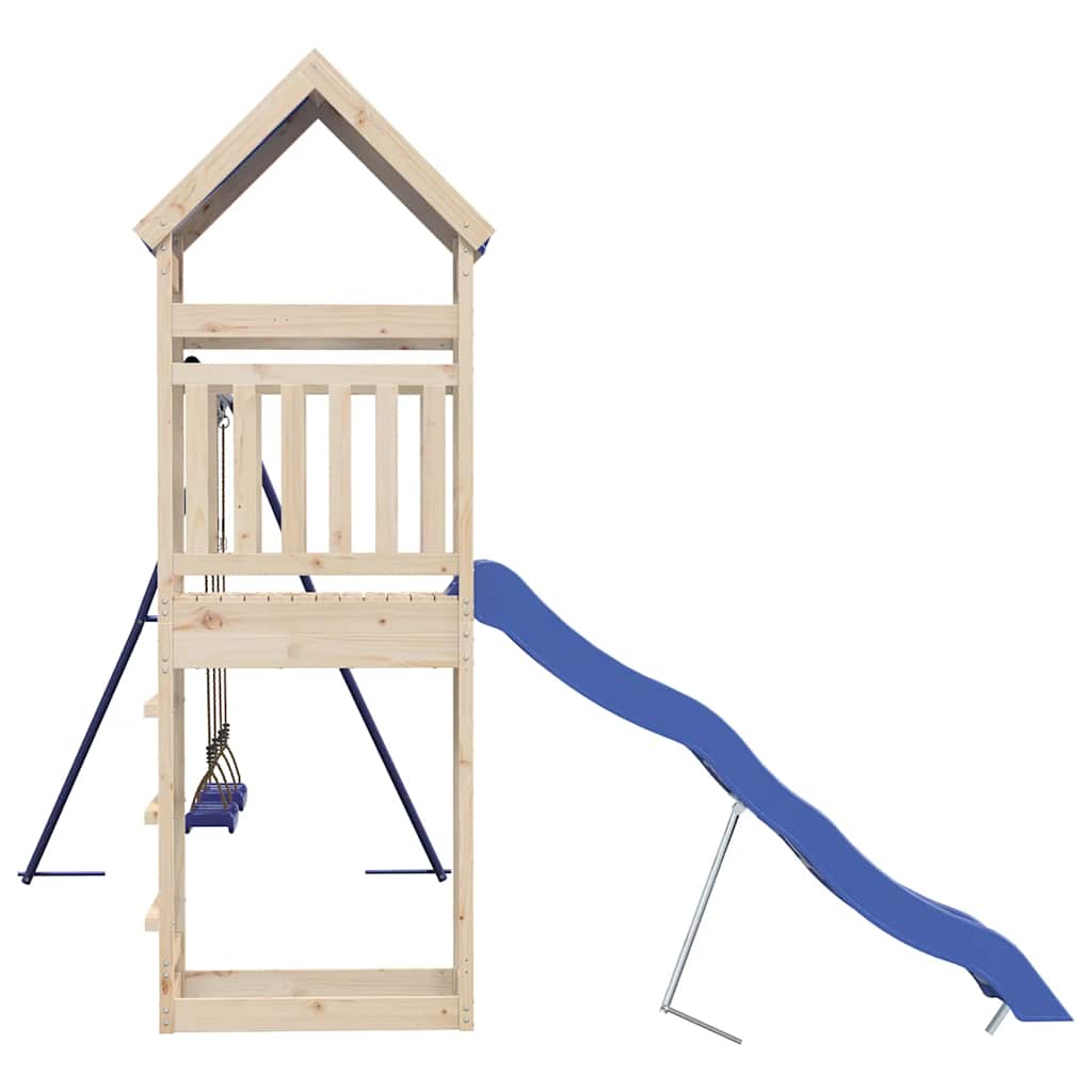 vidaXL Outdoor Playset Solid Wood Pine 6