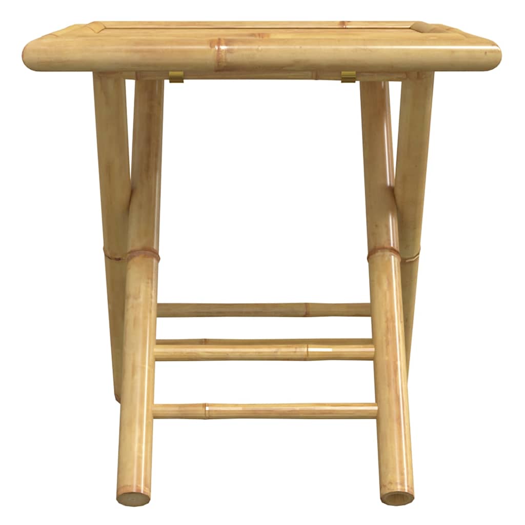 vidaXL 3 Piece Bistro Set Bamboo 6