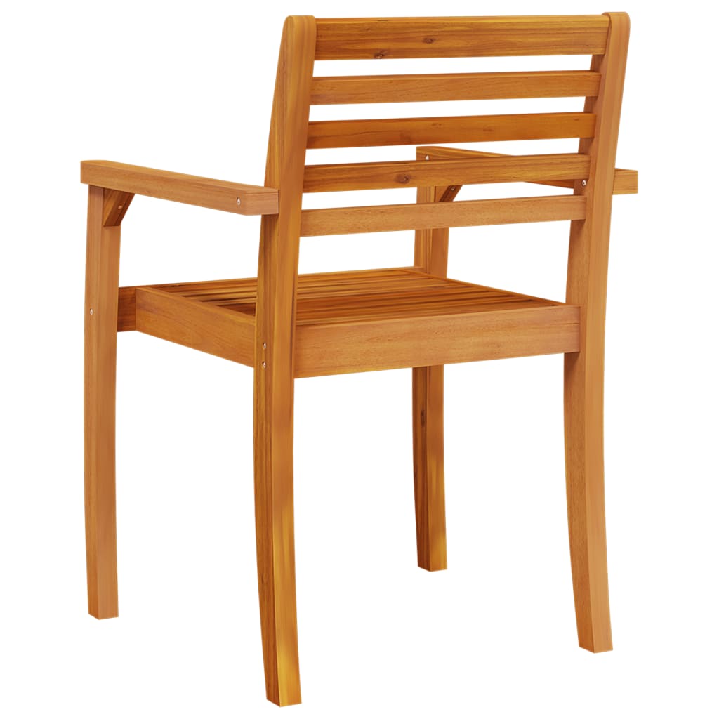 vidaXL Garden Chairs 4 pcs 59x55x85 cm Solid Wood Acacia 6