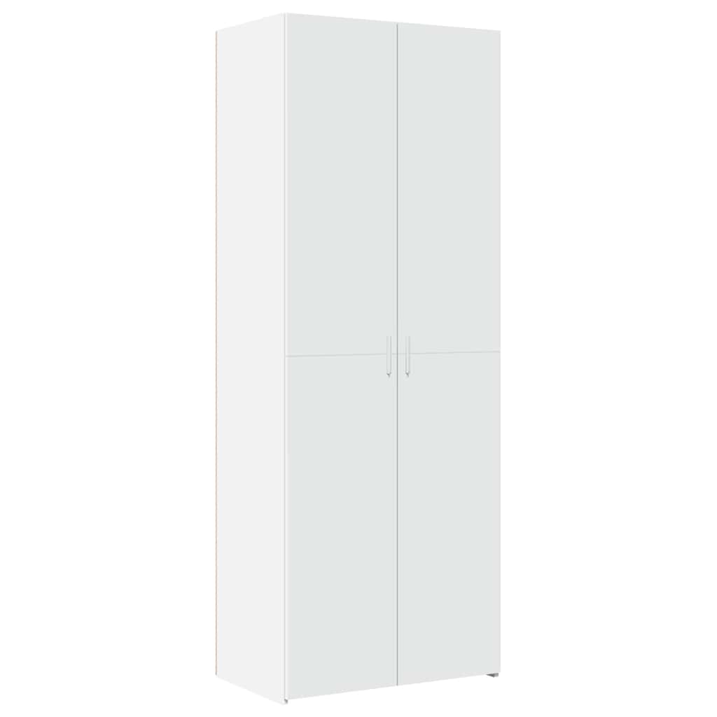 vidaXL Storage Cabinet White 70x42,5x225 cm Engineered Wood 6