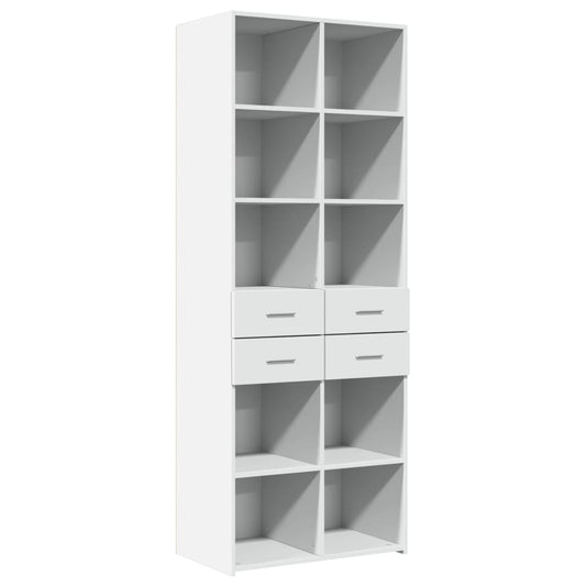 vidaXL Highboard White 70x42.5x185 cm Engineered Wood 2