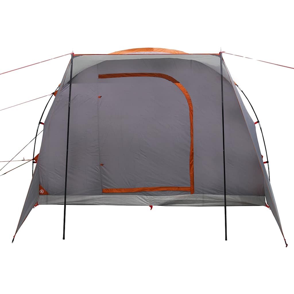 vidaXL Car Tent 2-Person Grey and Orange Waterproof 6