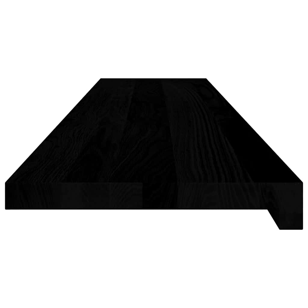 vidaXL Stair Treads 4 pcs Brown Black 120x30x2 cm Solid Wood Oak 6