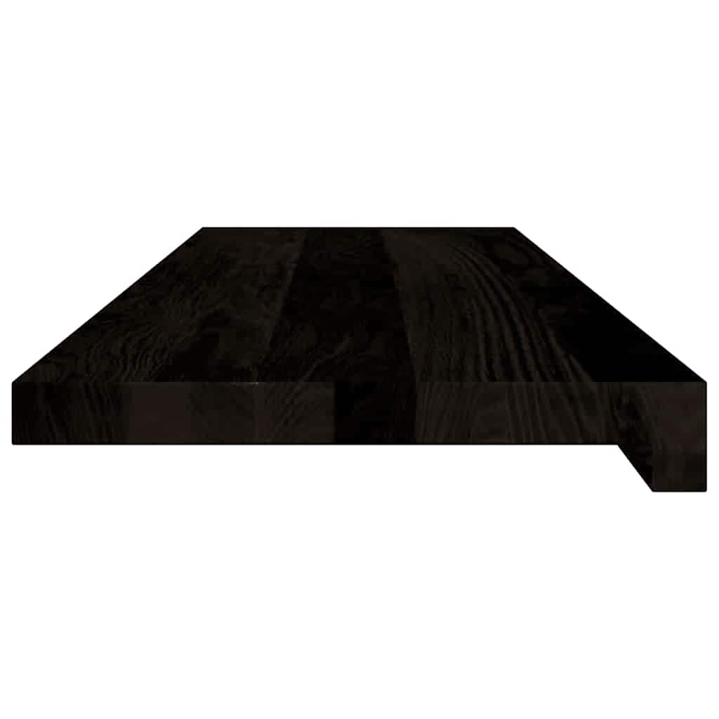 vidaXL Stair Treads 12 pcs Brown Black 80x25x2 cm Solid Wood Oak 6
