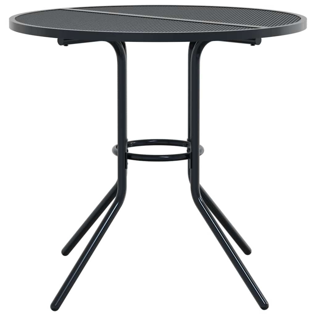 vidaXL Stackable Garden Chair Set 5 pcs Anthracite Powder-coated Steel 6