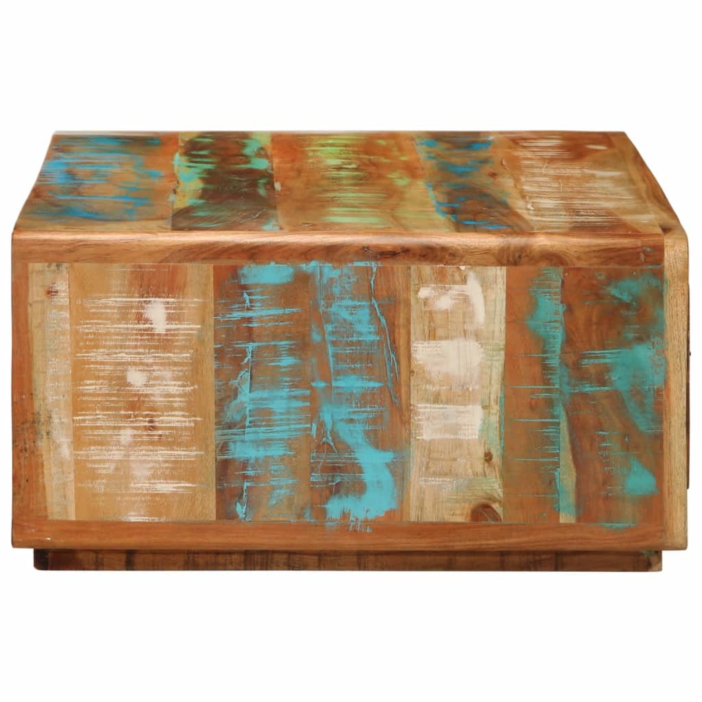 vidaXL Coffee Table 89x55x29 cm Solid Wood Reclaimed 6