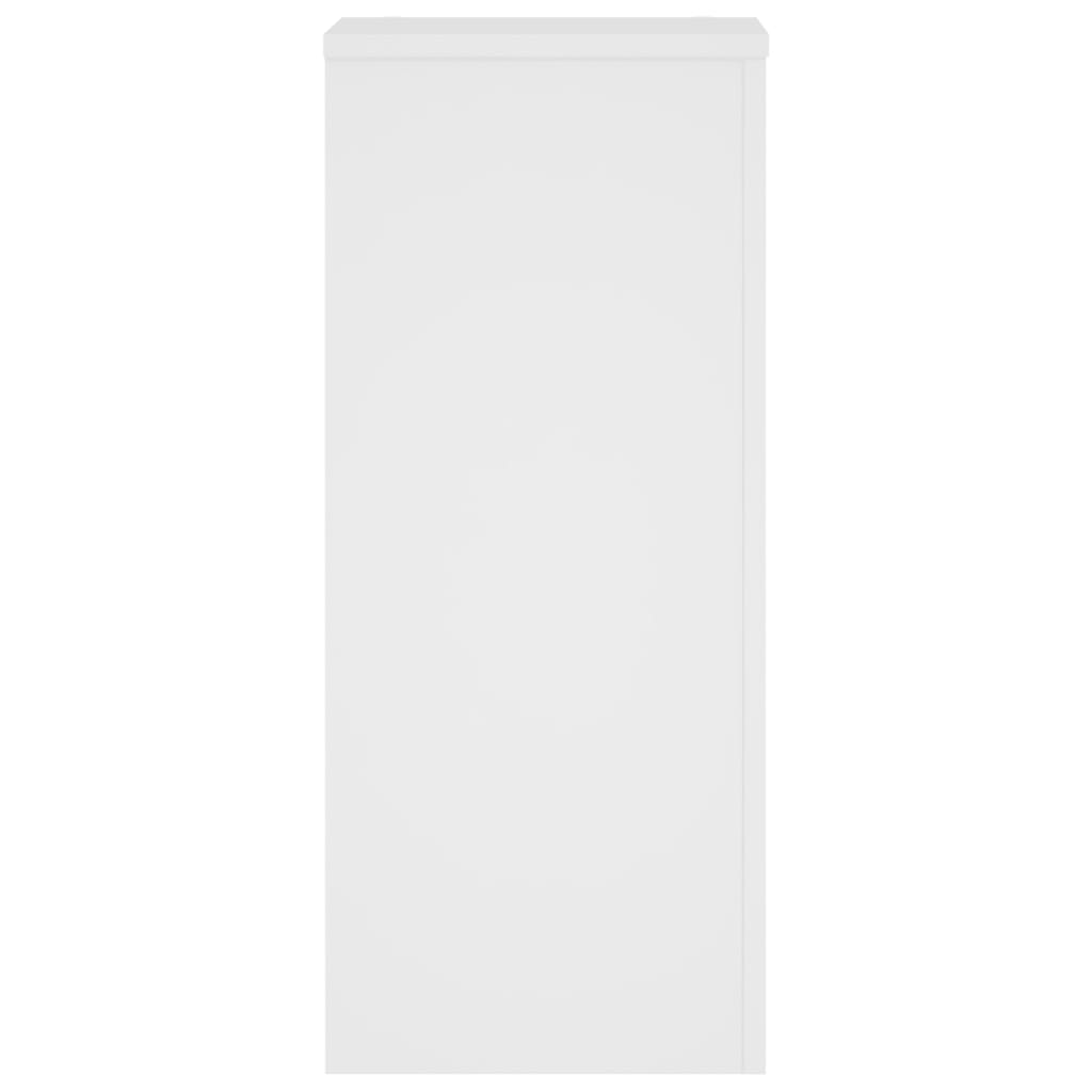 Plant Stands 2 pcs Engineered wood Width 30 cm White 70 cm