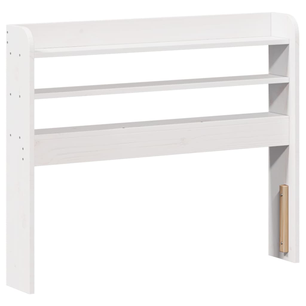 vidaXL Bed Frame without Mattress White 90x200 cm Solid Wood Pine 6