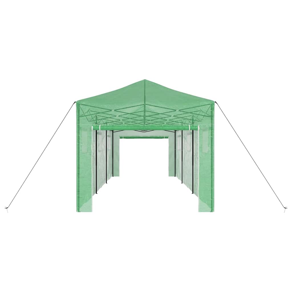 vidaXL Greenhouse with Pop-up Frame Green 290 x 870 x 315 cm Iron 6