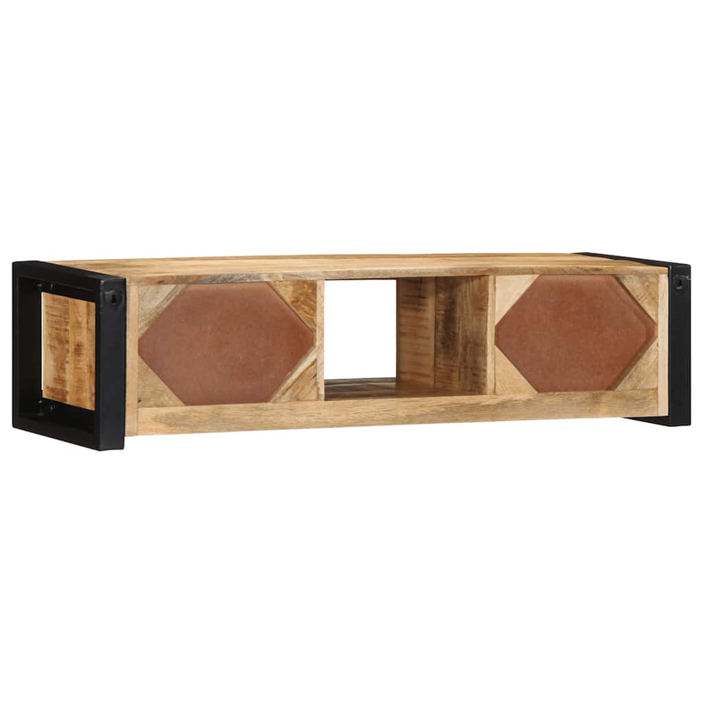 TV Cabinet 100x30x25 cm Solid Wood Reclaimed Solid rough mango wood