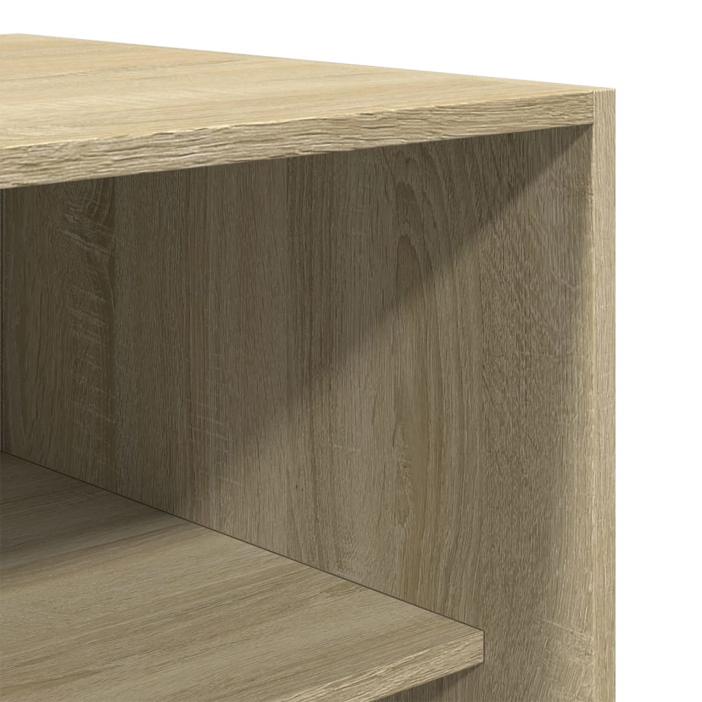 vidaXL Wardrobe Sonoma Oak 80x50x200 cm Engineered Wood 6