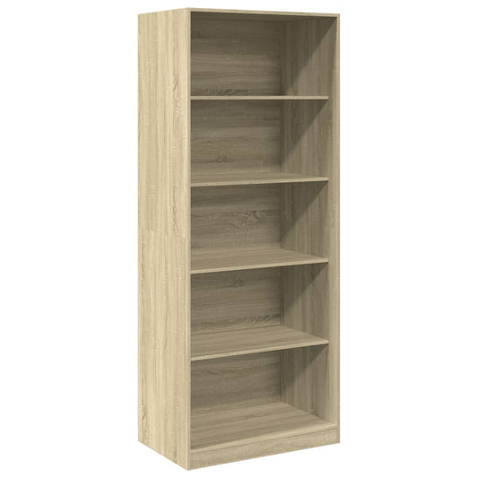 vidaXL Wardrobe Sonoma Oak 80x50x200 cm Engineered Wood 2
