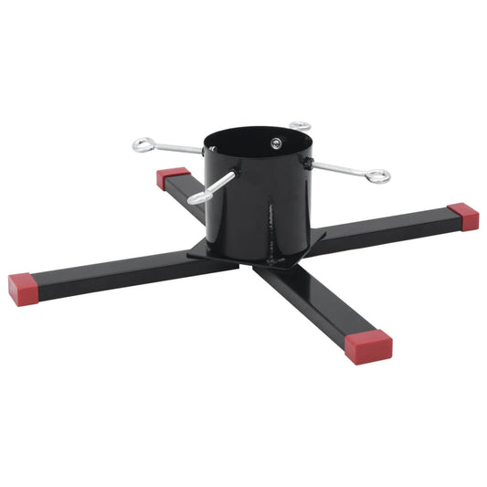 vidaXL Christmas Tree Stand Black 61x61x15,5 cm 2