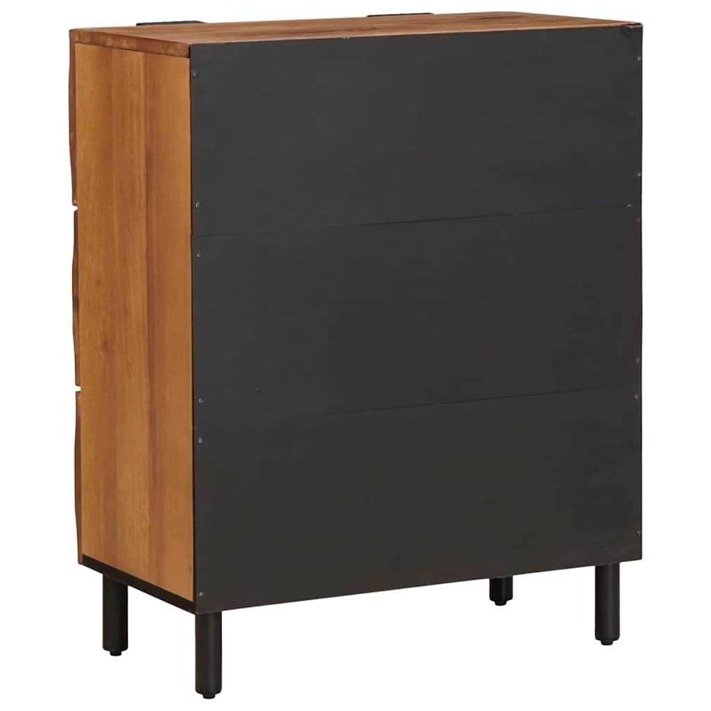 vidaXL Sideboard 2 pcs 60 x 33 x 75 cm Solid Mango Wood 6