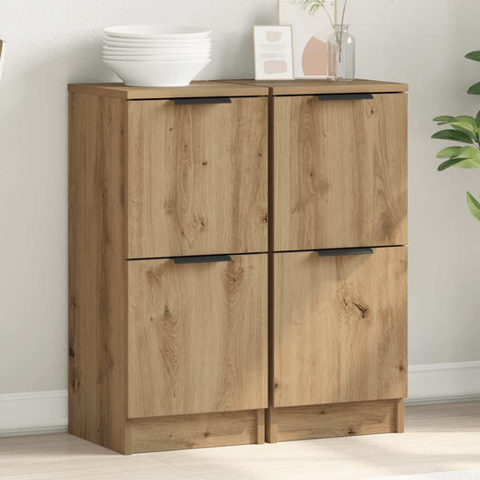 Sideboard 30x30x70 cm Engineered Wood Artisan oak 2