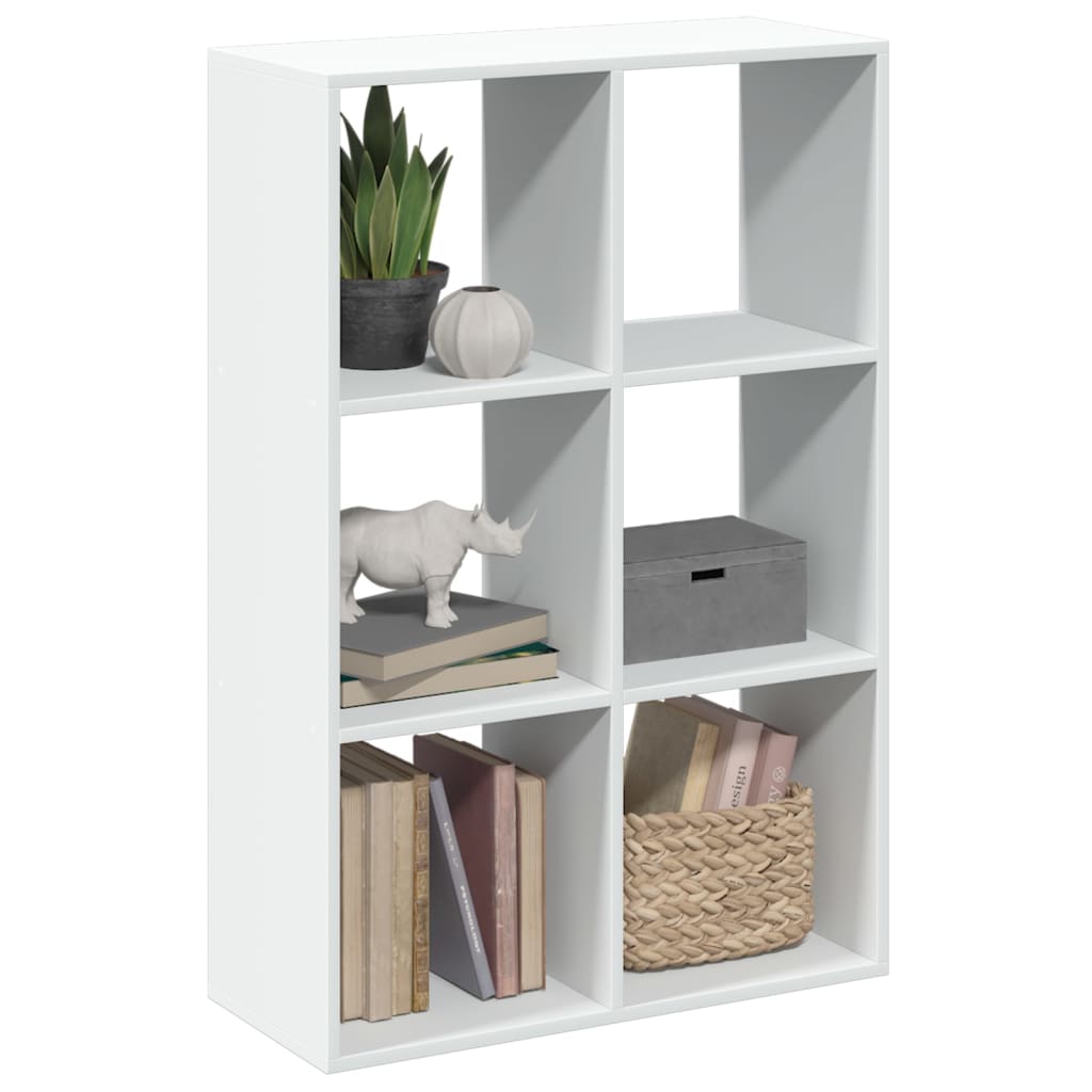 Room Divider Bookcase 69.5x29x103.5 cm White
