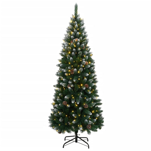 Artificial Christmas Tree Green 240 cm with LEDs