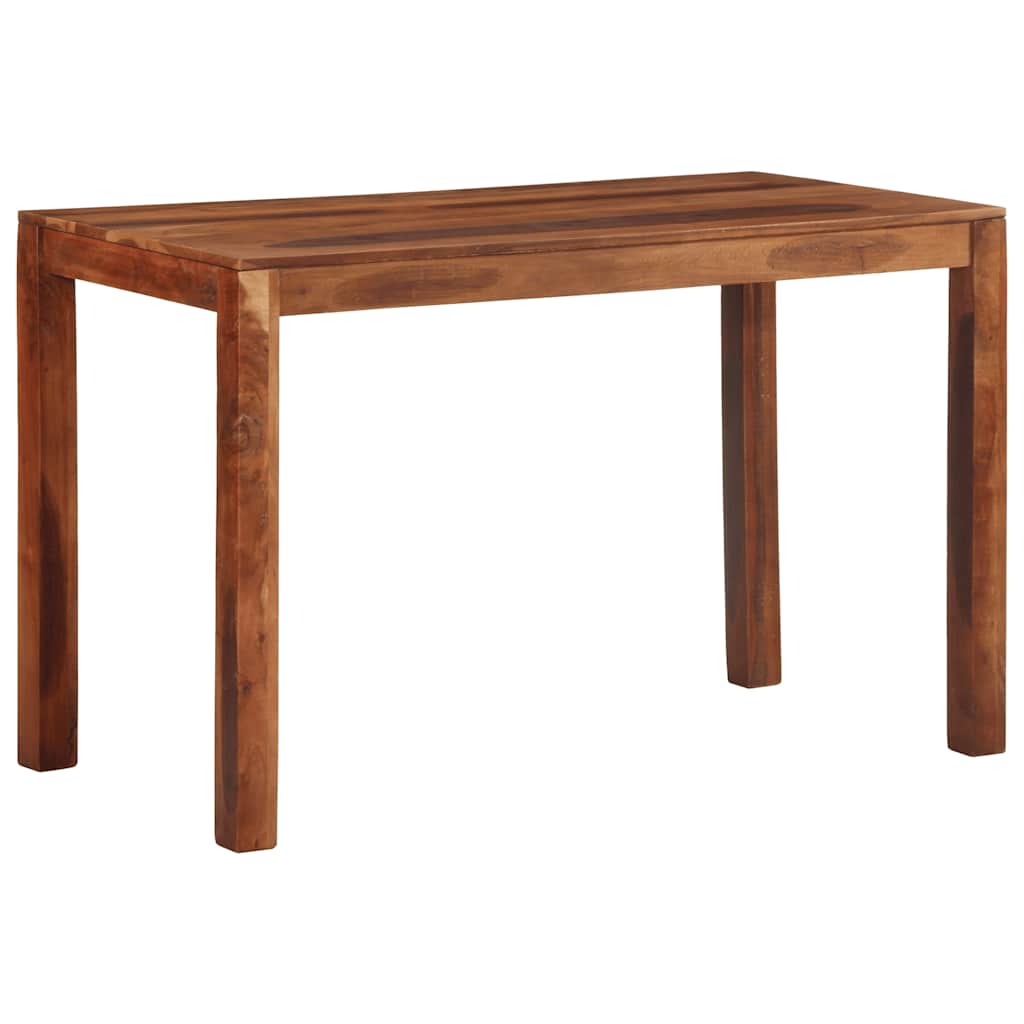 vidaXL Dining Table 120x60x76 cm Solid Wood Acacia 6