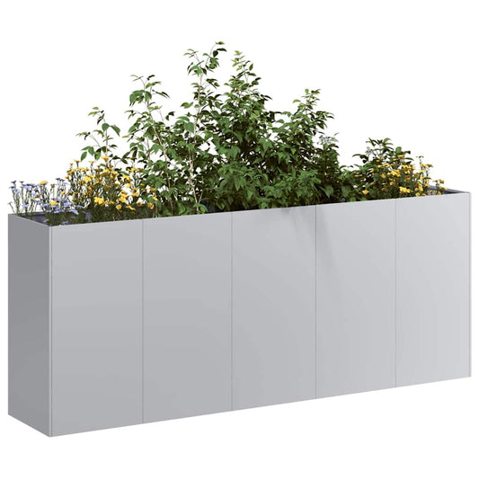Planter 200x40x80 cm Cold-rolled Steel Galvanised steel