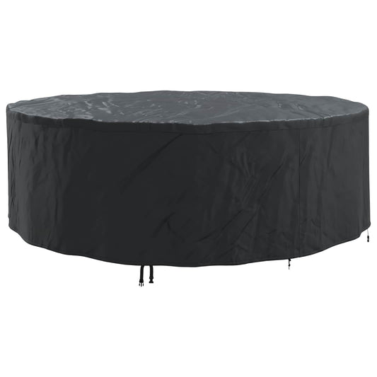Furniture Cover 600D Oxford Fbric Round Black 600D Oxford Fabric 279 cm 71 cm 279 cm