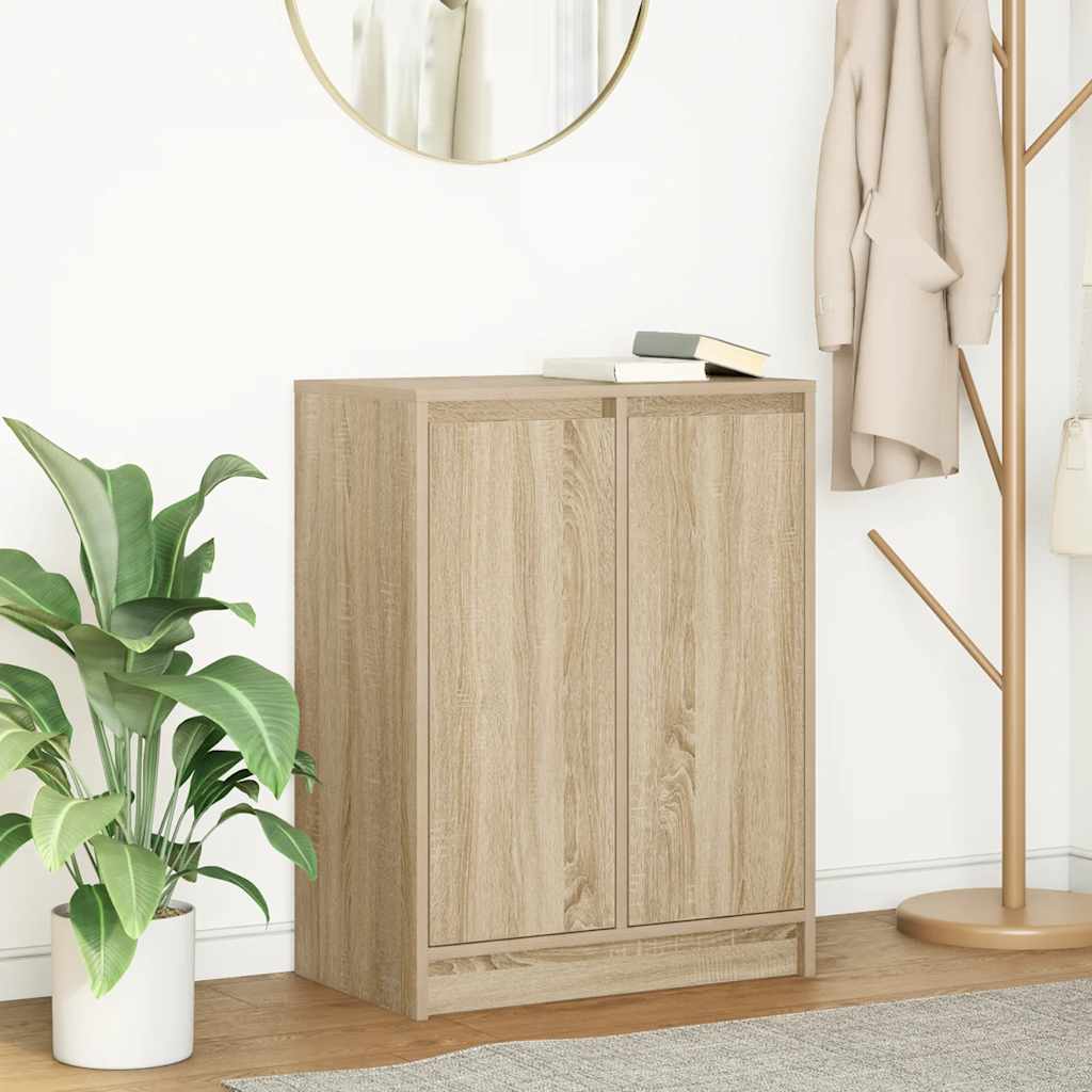 Sideboard 57x34x76 cm Engineered Wood Sonoma oak