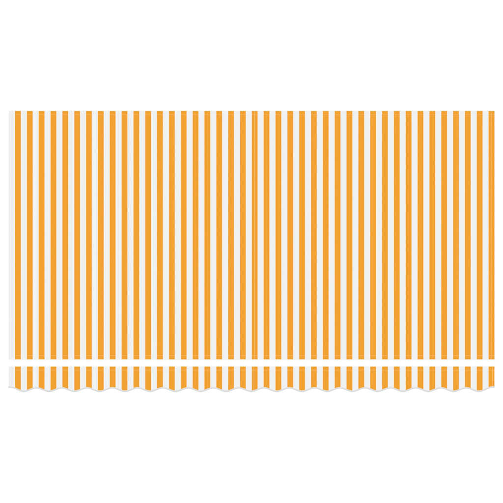 vidaXL Awning Frame Yellow and White 350 x 200 cm 6