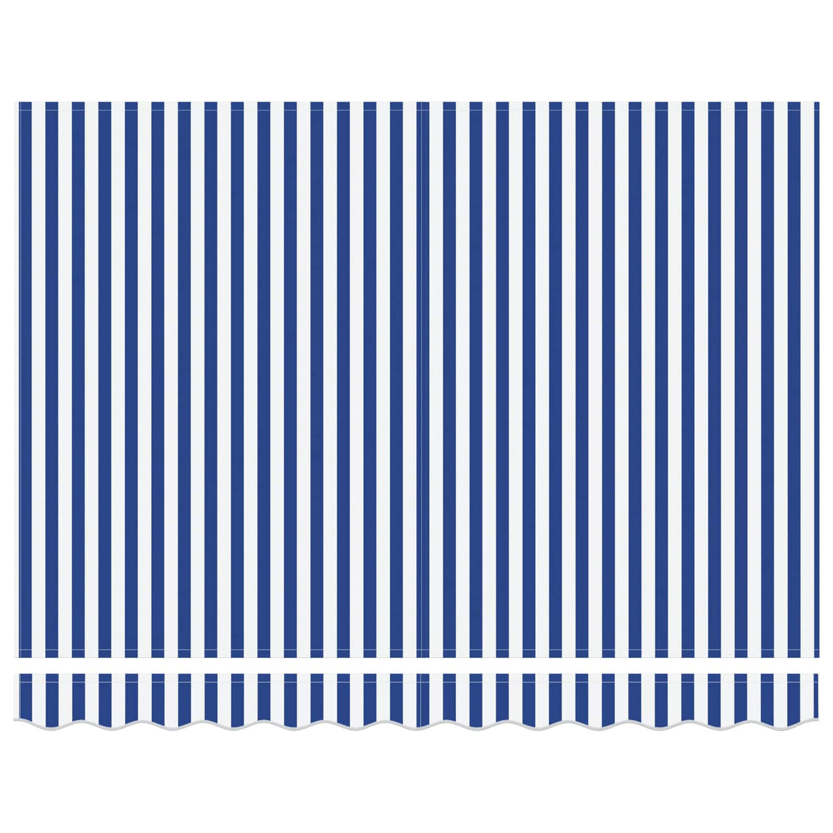 vidaXL Awning Frame Blue and White 300 x 250 cm 6