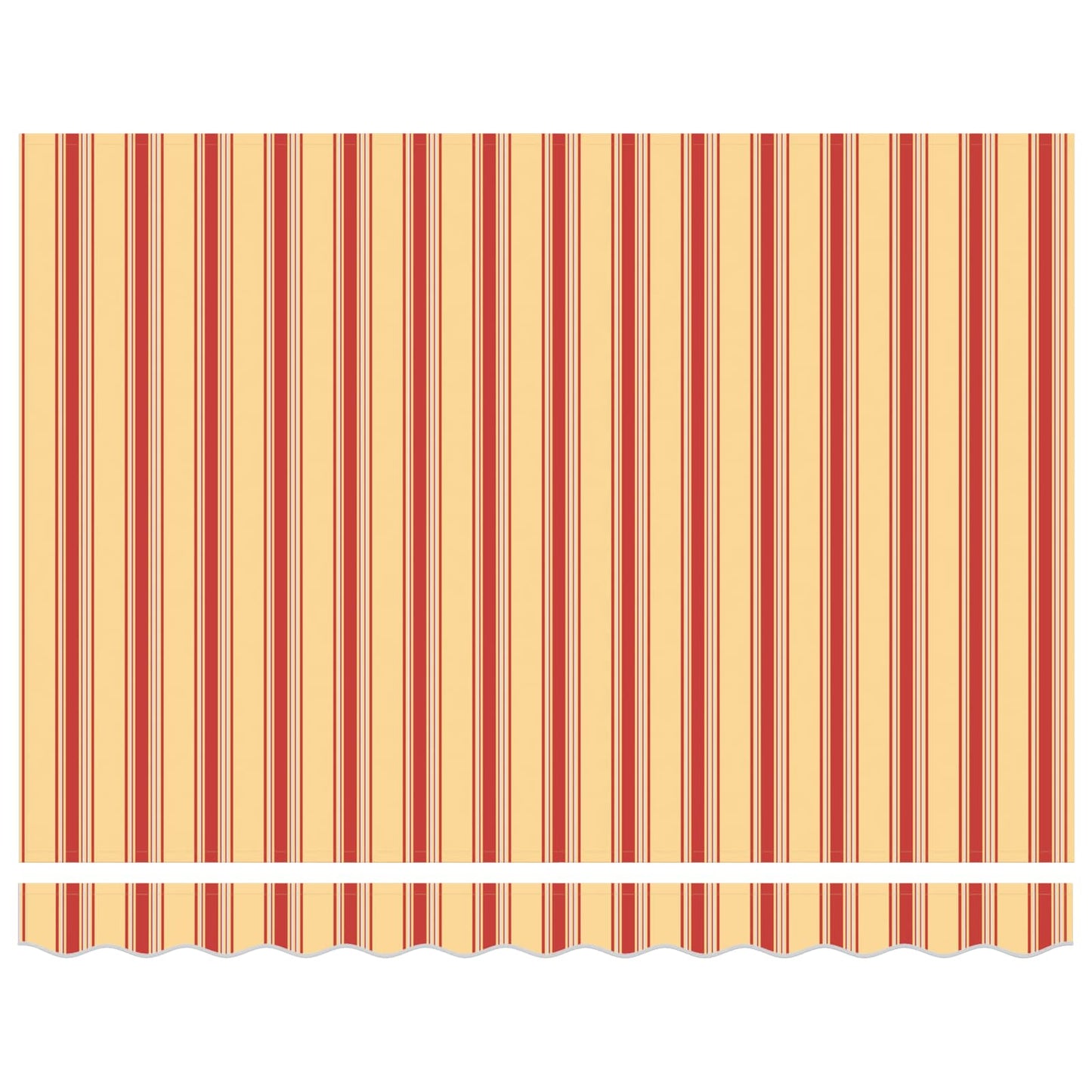 vidaXL Retractable Awning Yellow and Orange 300 x 250 cm 6