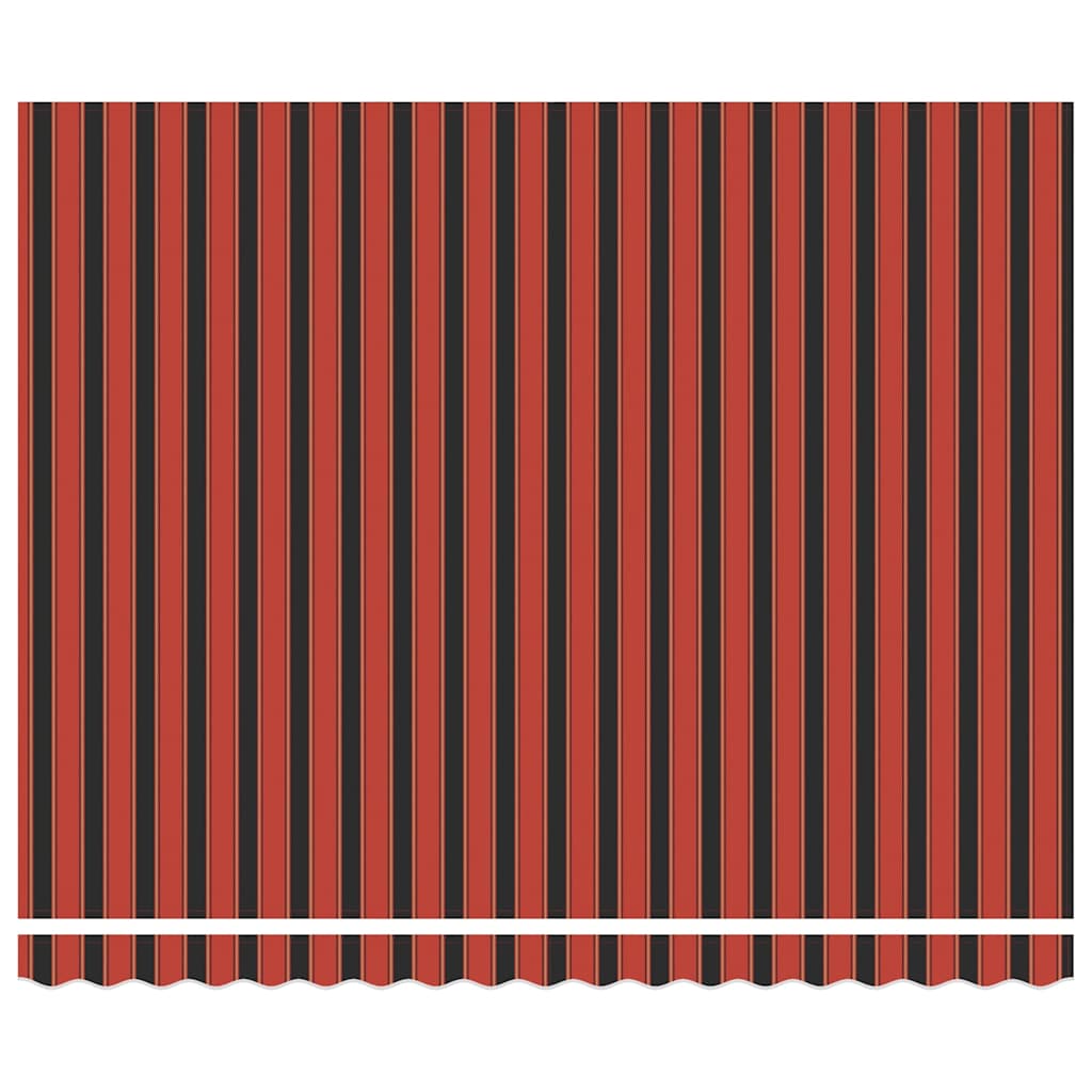 vidaXL Retractable Awning Red and Black 350 x 250 x 165 cm 6