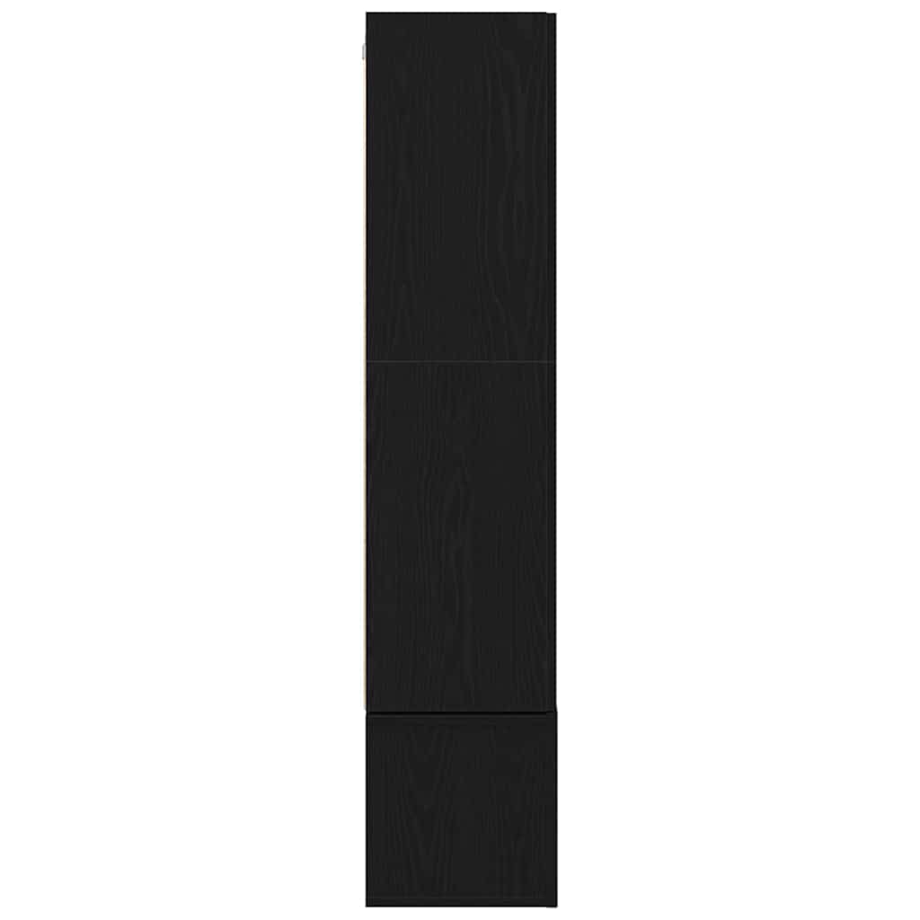 vidaXL TV Cabinet Set 6 pcs 30.5 x 30 x 110 cm Black Oak 6