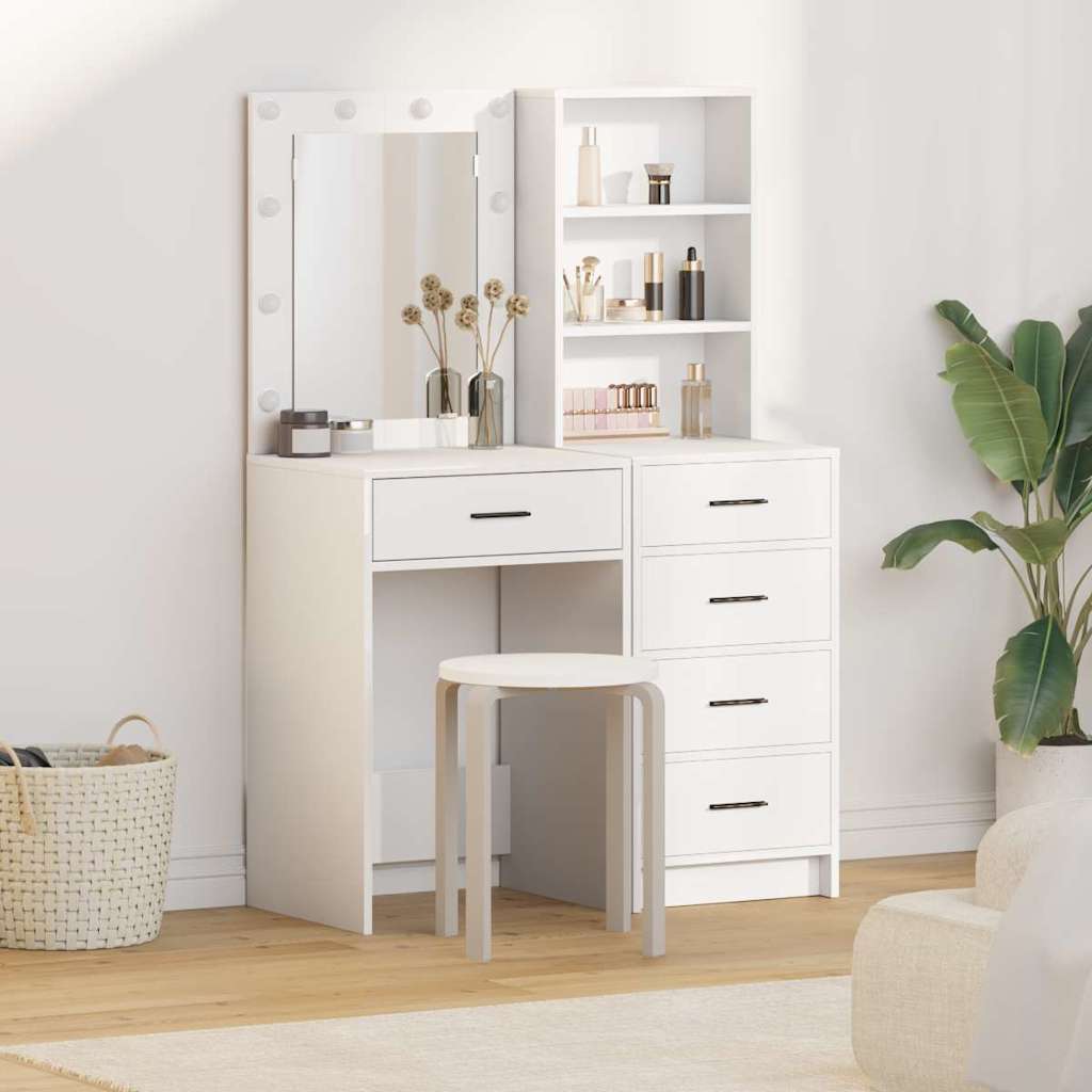 vidaXL Dressing Table 2 pcs Brown 50 x 41 x 135 cm Engineered Wood