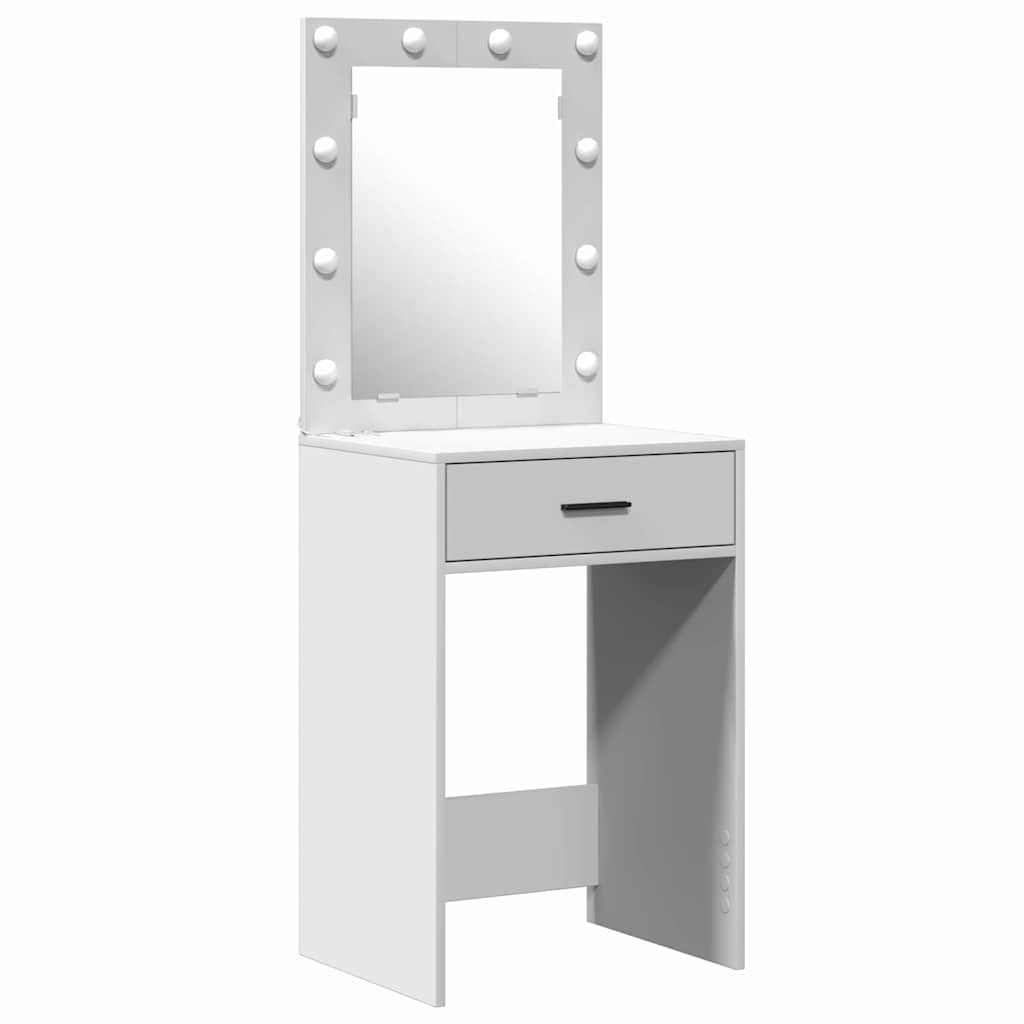 vidaXL Dressing Table White 50 x 41 x 135 cm Engineered Wood 6
