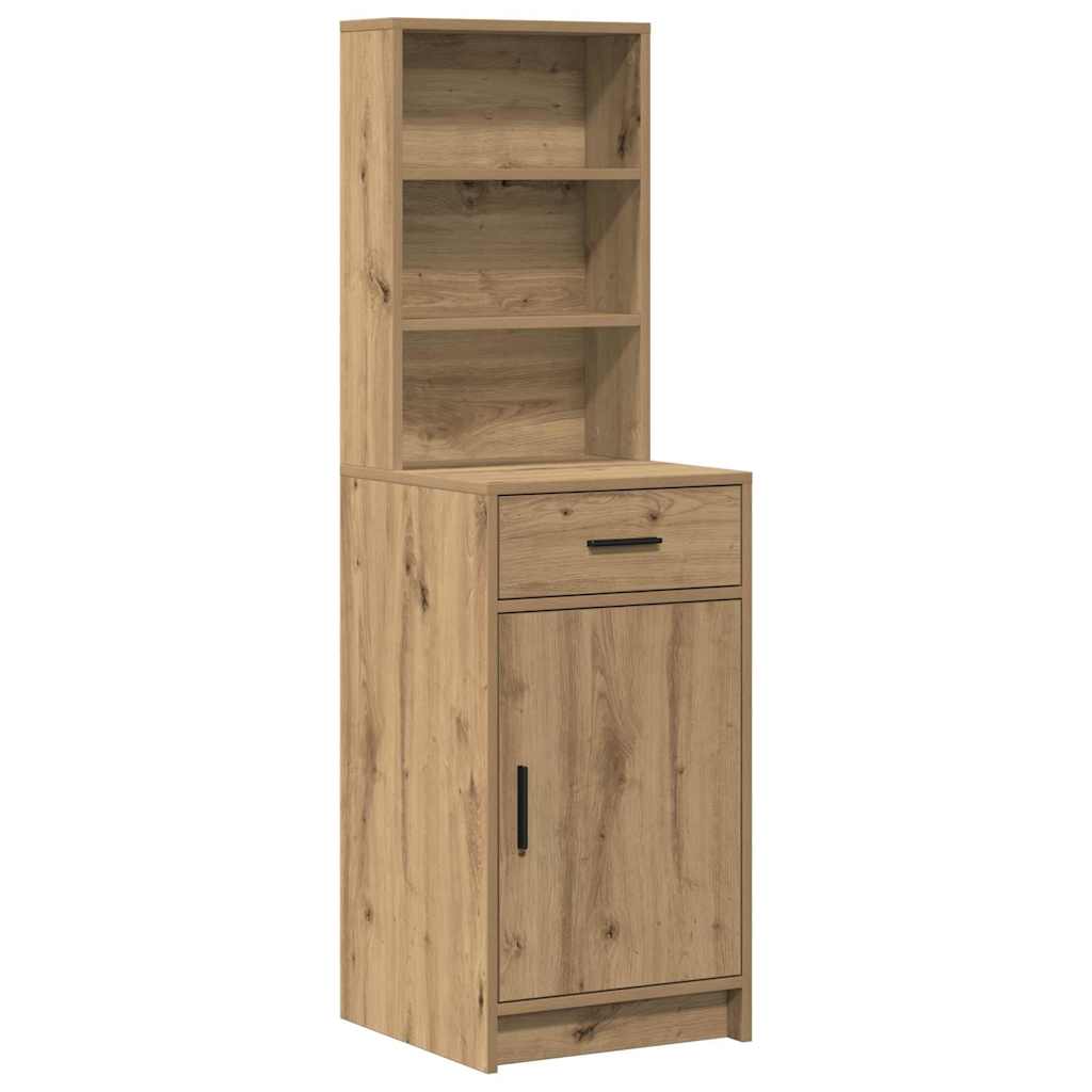 vidaXL Dressing Table Set 3 pcs Artisan Oak Engineered Wood 6