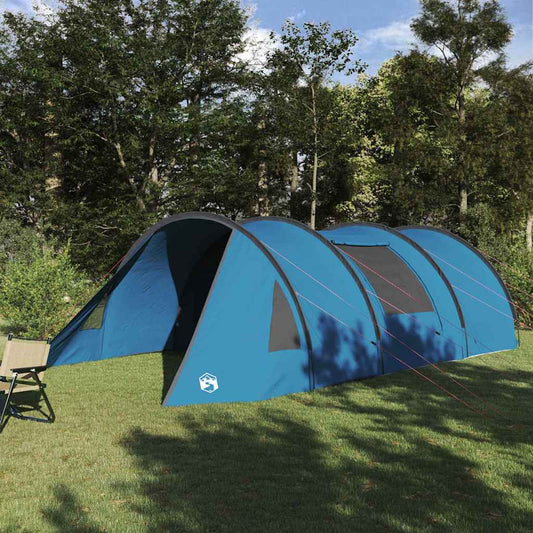 Tunnel Tent 4-Person 4-Person and Grey Blue 805 cm 211 cm 405 cm
