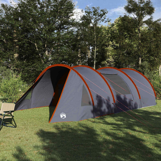 Tunnel Tent 4-Person 4-Person Grey and Orange 805 cm 211 cm 405 cm