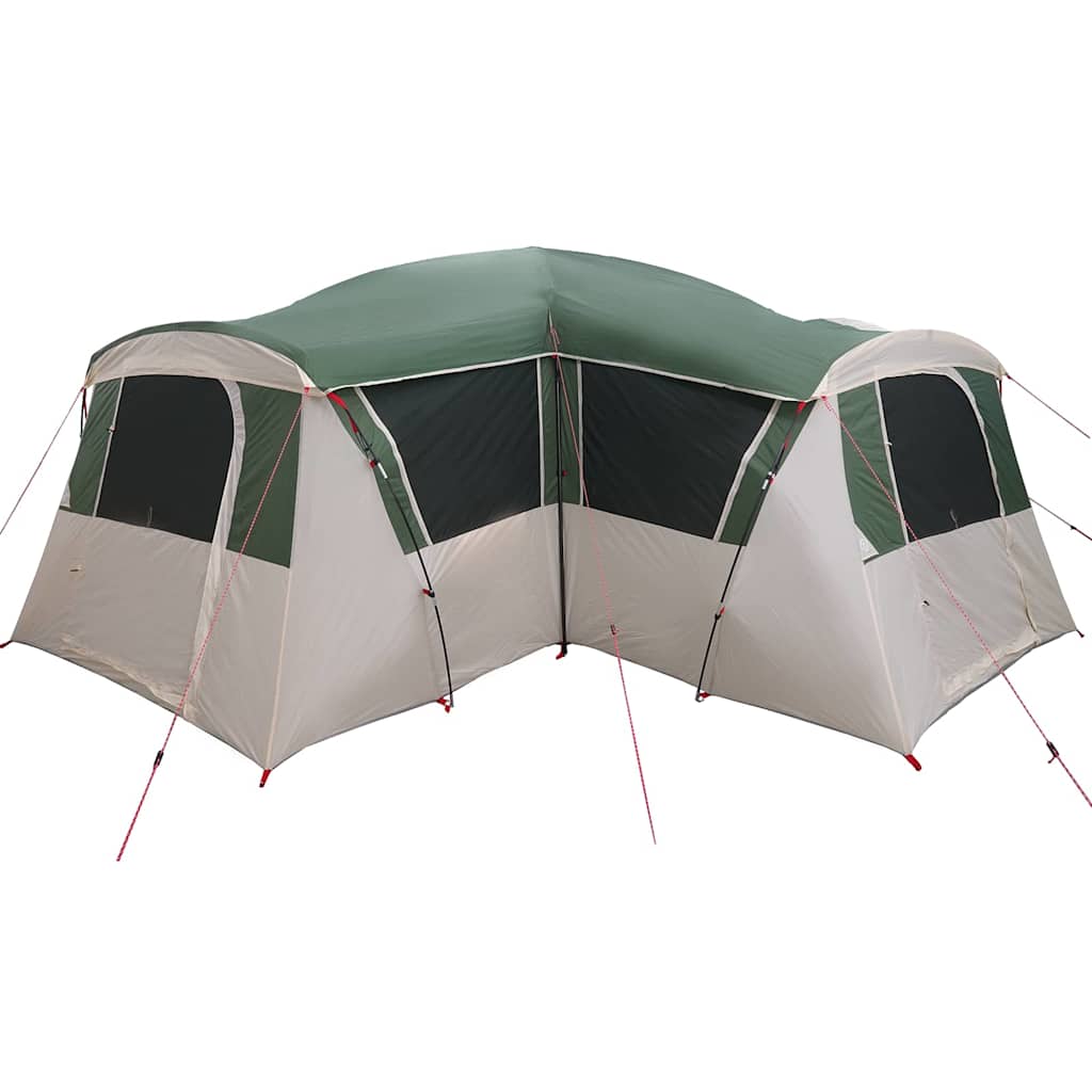 vidaXL Family Tent 20-Person 20-Person Green and White 6