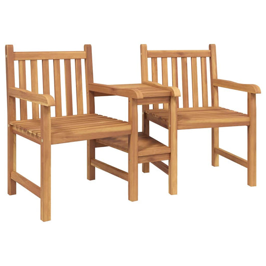 vidaXL Garden Outdoor Chairs 152 x 63 x 89 cm Solid Teak Wood 2