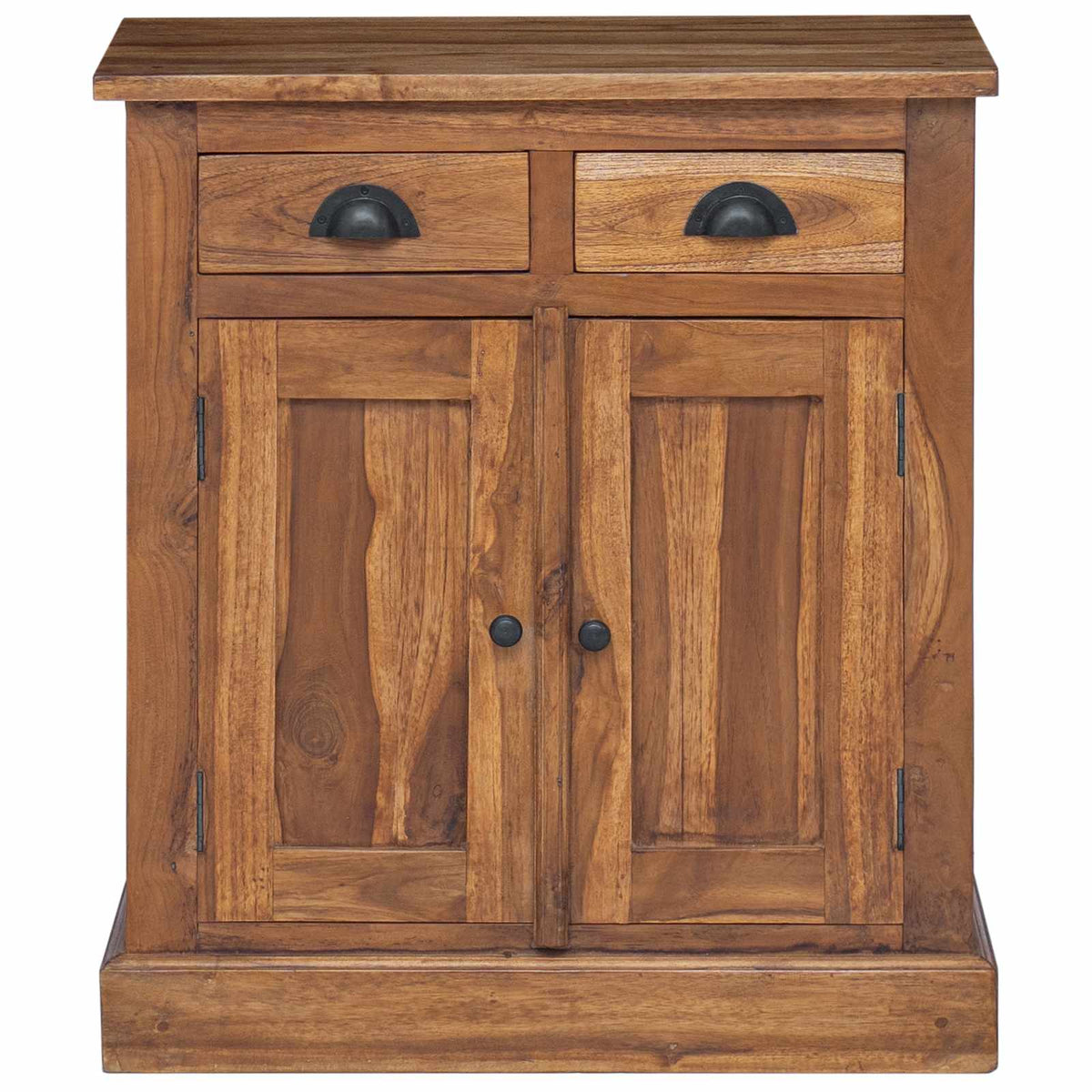 vidaXL Storage Cabinet Natural 65 x 30 x 75 cm Solid Teak Wood 6