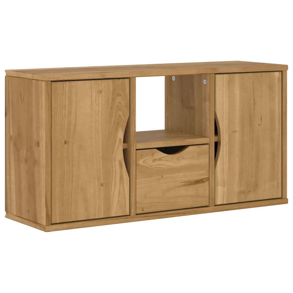vidaXL 5 Piece TV Units with Storage "ODDA" Solid Wood Pine 6