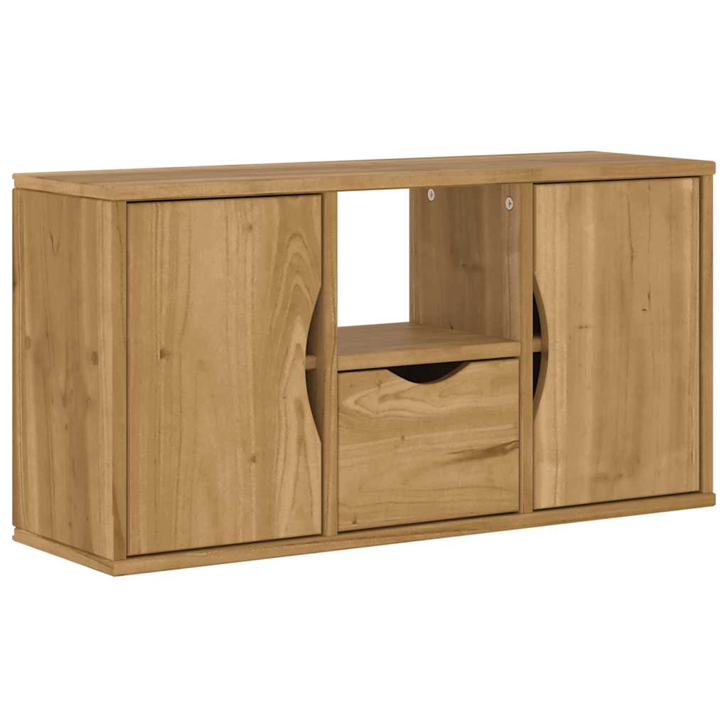 vidaXL 5 Piece TV Units with Storage "ODDA" Solid Wood Pine 6