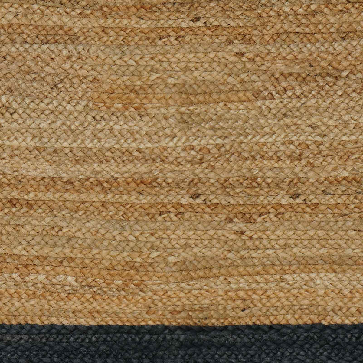 Area Rug Jute Dark Grey and Natural 300 cm 300 cm