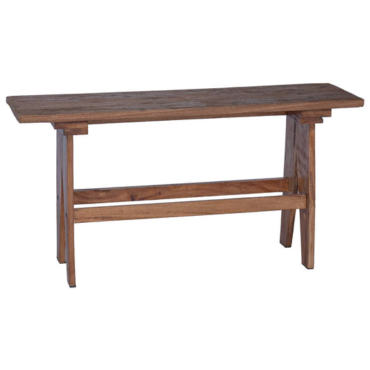 vidaXL Bench Natural 100 x 30 x 51 cm Solid Reclaim wood 2