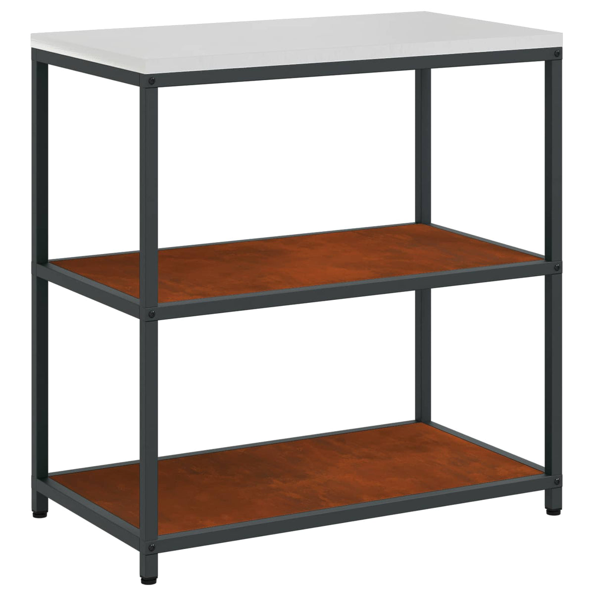 vidaXL Kitchen Storage Set HATTEM 2 pcs Rusty Steel 6