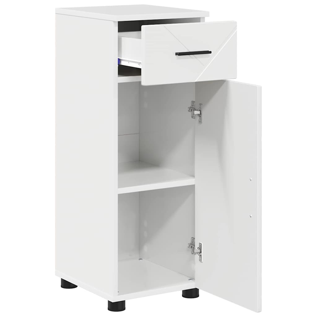 vidaXL Bathroom Furniture Set 3 pcs High Gloss White 61 x 35 x 64 cm 6