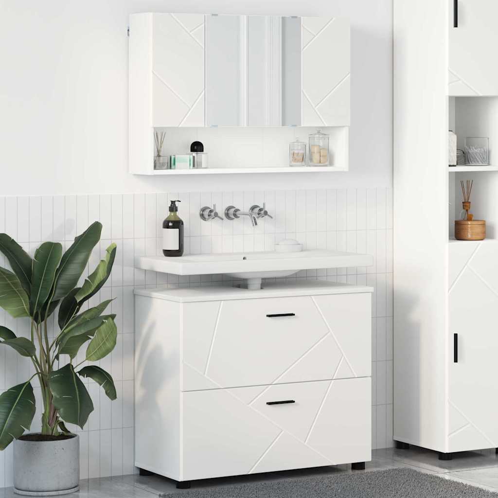 vidaXL Bathroom Furniture Set 2 pcs