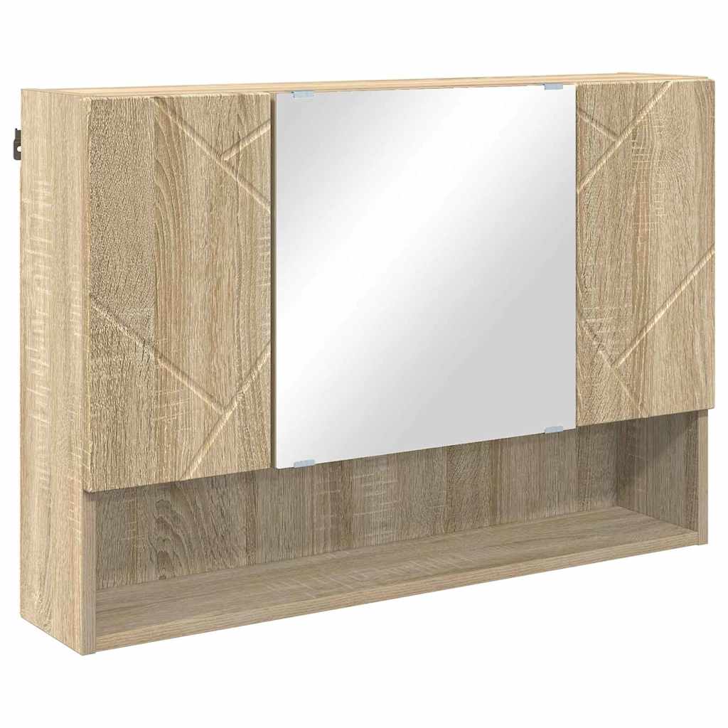 vidaXL Bathroom Furniture Set 2 pcs Sonoma Oak 6