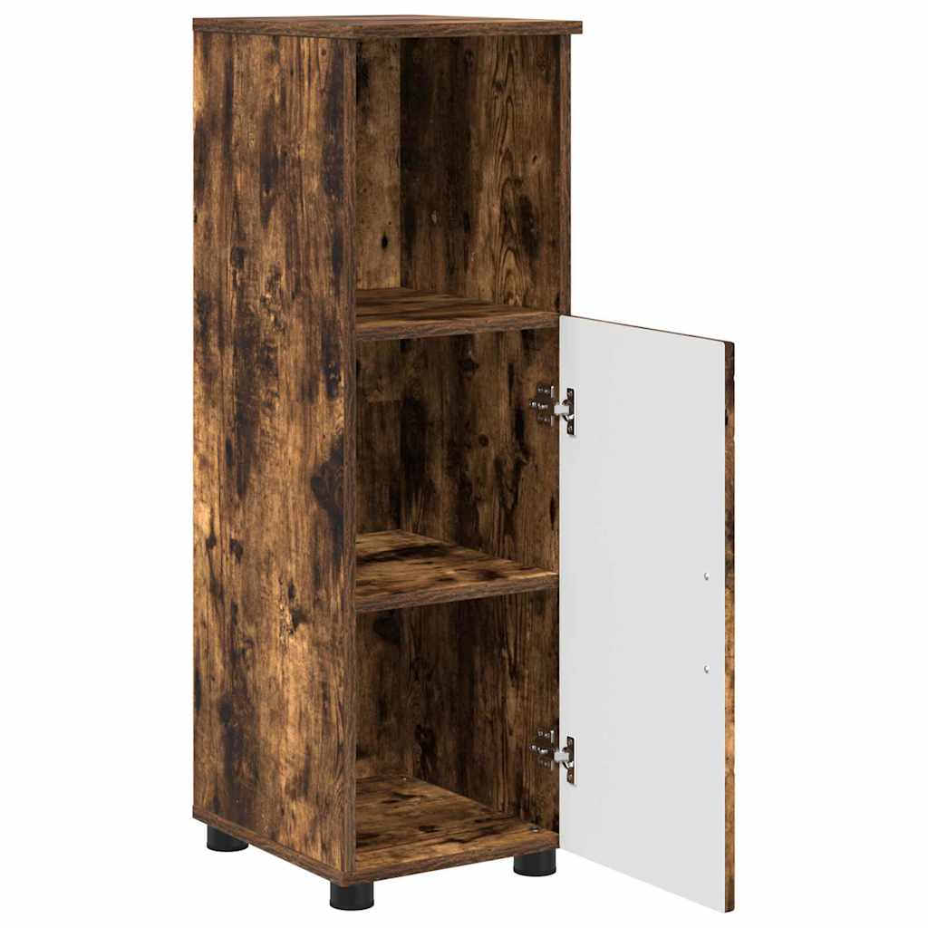 vidaXL Bathroom Furniture Set 3 pcs Smoked Oak 6