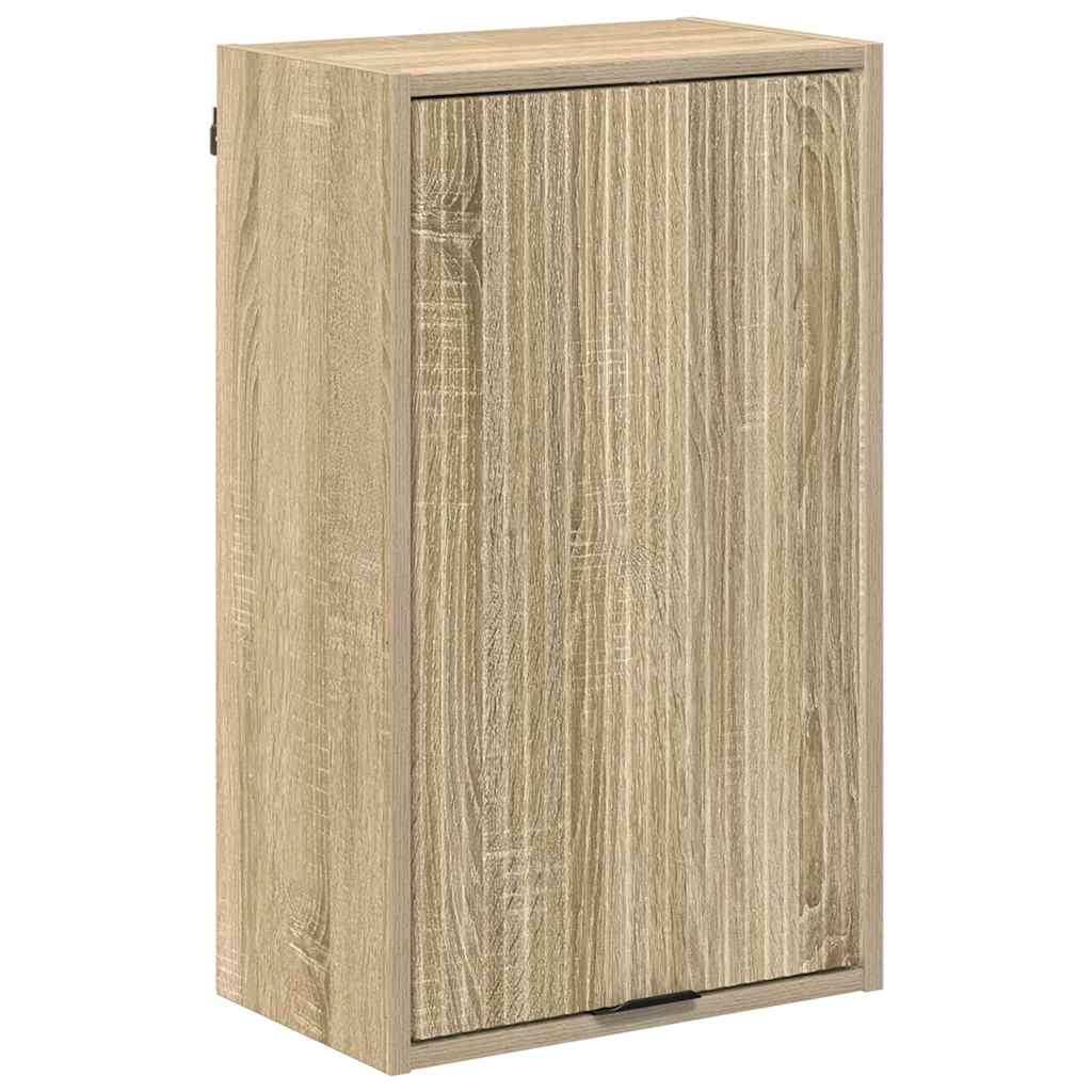 vidaXL Bathroom Furniture Set Sonoma Oak Engineered wood, Metal 6