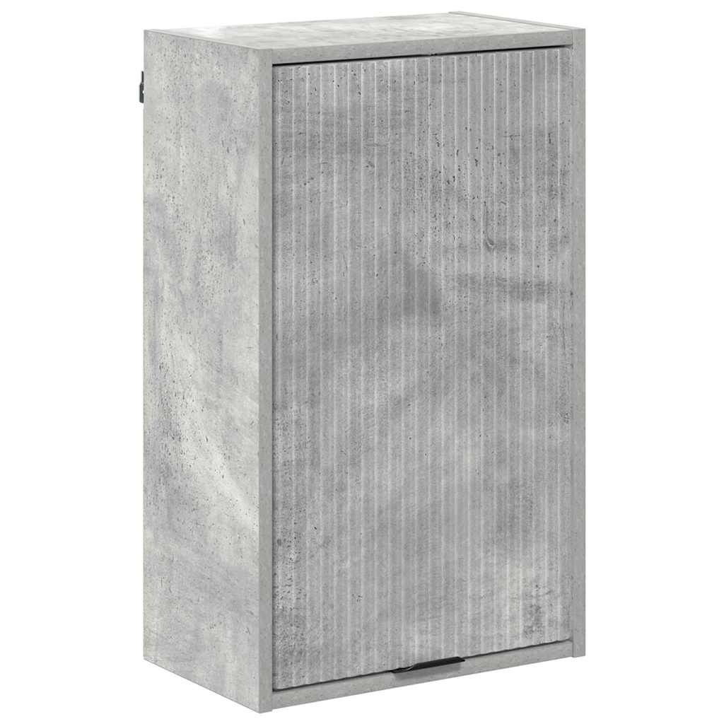 vidaXL Bathroom Furniture Set Concrete Grey Engineered wood, Metal 6