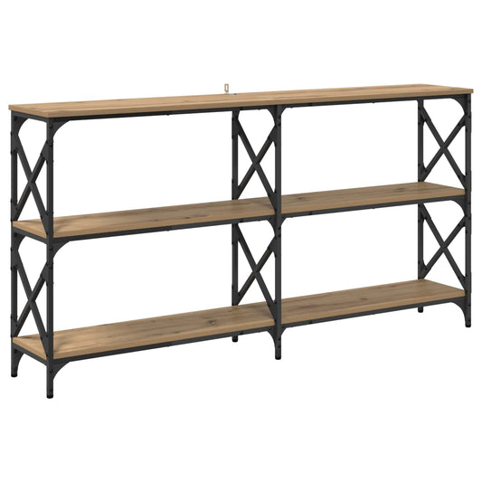 Console Table 200x28x80,5 cm Engineered Wood Artisan oak 156 cm